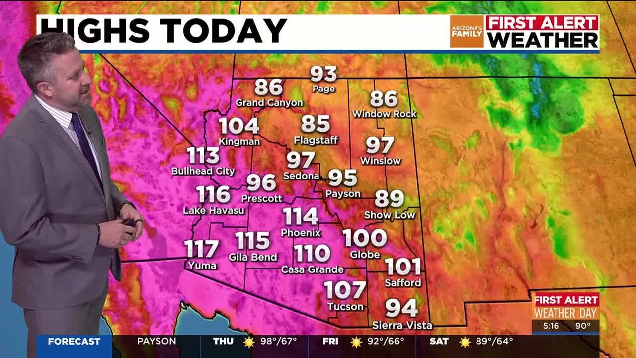Another day of extreme heat continues First Alert Weather Days in ...