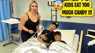 KIDS Eat TOO Much Candy, End Up In HOSPITAL...