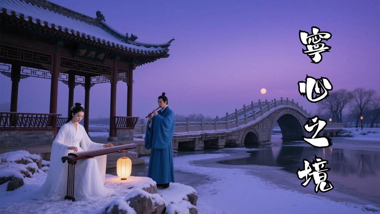 水影心境 · 古韻悠然 | 古琴 × 簫 | 禪音冥想 · 深度療癒 | Calm Zen Music for Deep Sleep, Inner Peace & Relaxation