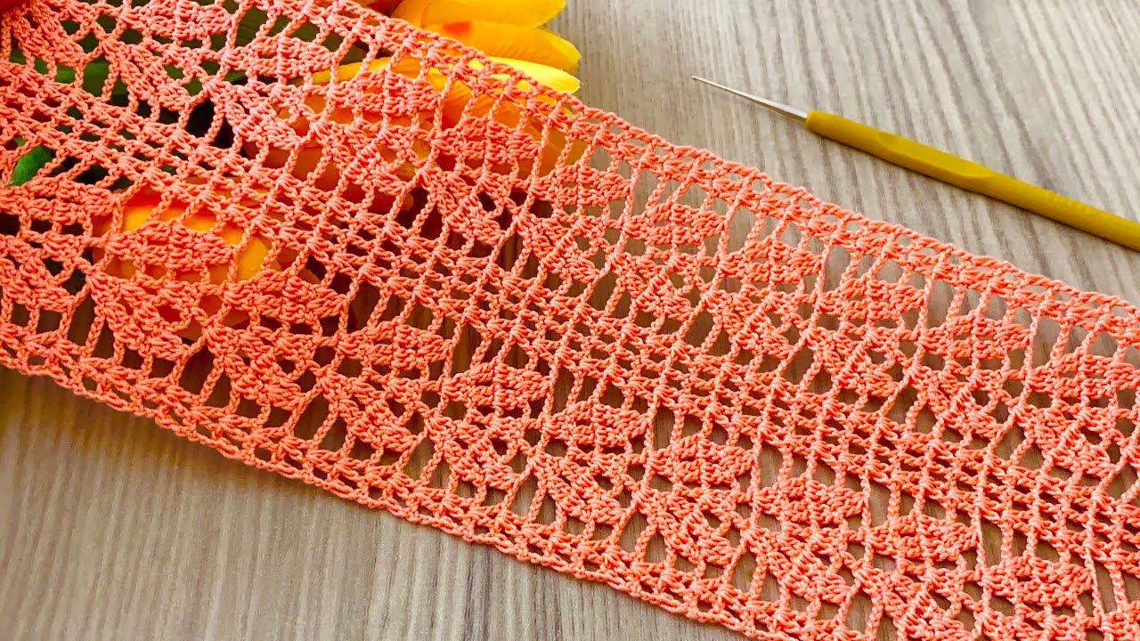 You Can Apply This Great Crochet Pattern with Many Fabrics (Video Tutorial)
