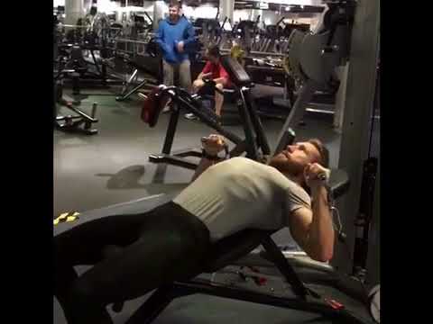Low incline cable chest fly!