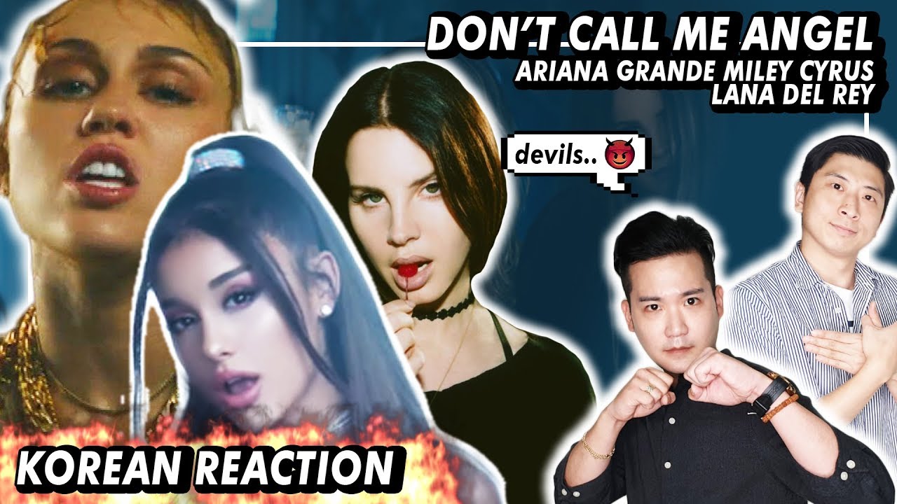 🔥(ENG)/ KOREAN Rappers / react to Ariana Grande, Miley Cyrus, Lana Del Rey - Don’t Call Me Angel🔥