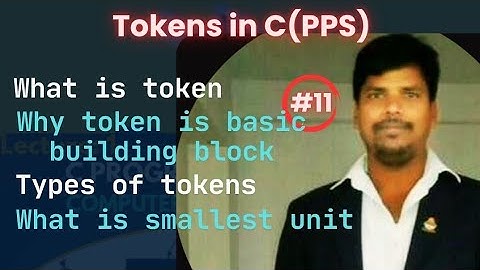 C Tokens |Tokens in C | PPS | What Are Tokens in C | Types of Tokens in C |importance of token