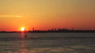 Boston Sunset - Time-lapse