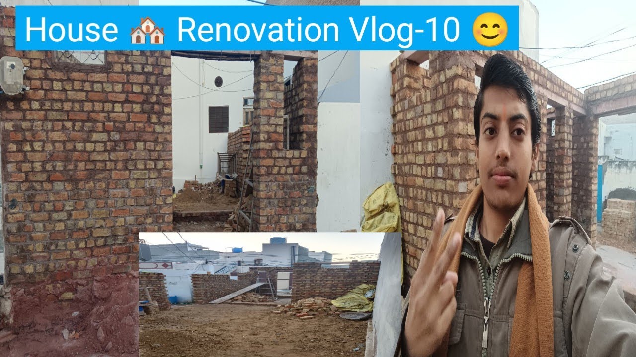 My New House 🏠 Renovation Vlog-10 👉 Aaj घर का काम थोड़ा Perfect लग रहा हैं 👍👌🤷 #mynewhouse #work 