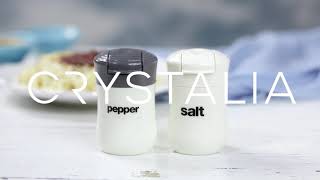 Crystalia Travel Salt and Pepper Shakers