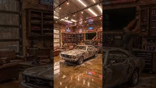 Full Garage Setup with Stylish Car 🚘 #lifeisbutadream #beforeandafter  #ihavethisthingwithplants