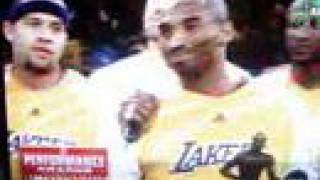 Kobe Bryant 2007-2008 MVP!! (from TV)
