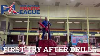 Adler on High Bar learn by Zaid ANSARI 10 years old  Olympic Coach and PYL Founder’s Yin Alvarez