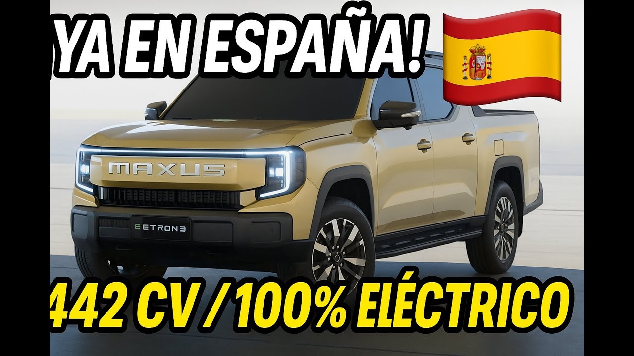 Así es el Pickup Eléctrico que ACABA de Llegar a España: Maxus eTerron 9