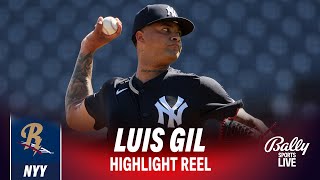 Yankees RHP Luis Gil 2025 Minor League Baseball Rehab Highlights | Bally Sports Live