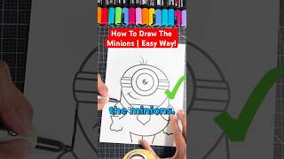 How To Draw Minions From Despicable Me 4 | Easy! #art #drawing #shorts