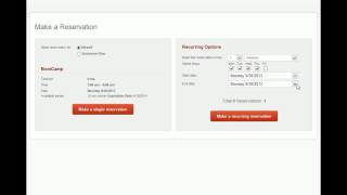 Scheduling recurring BootCamp classes tutorial