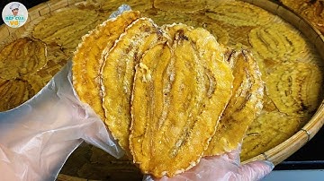 Tự làm CHUỐI ÉP DẺO phơi khô chuẩn bị cho ngày tết | MÓN TẾT | Bếp Của Vợ