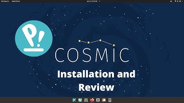 Pop OS 21.04 Cosmic Installation and review