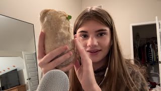 Eating a BIG burrito! Mukbang asmr 🌯