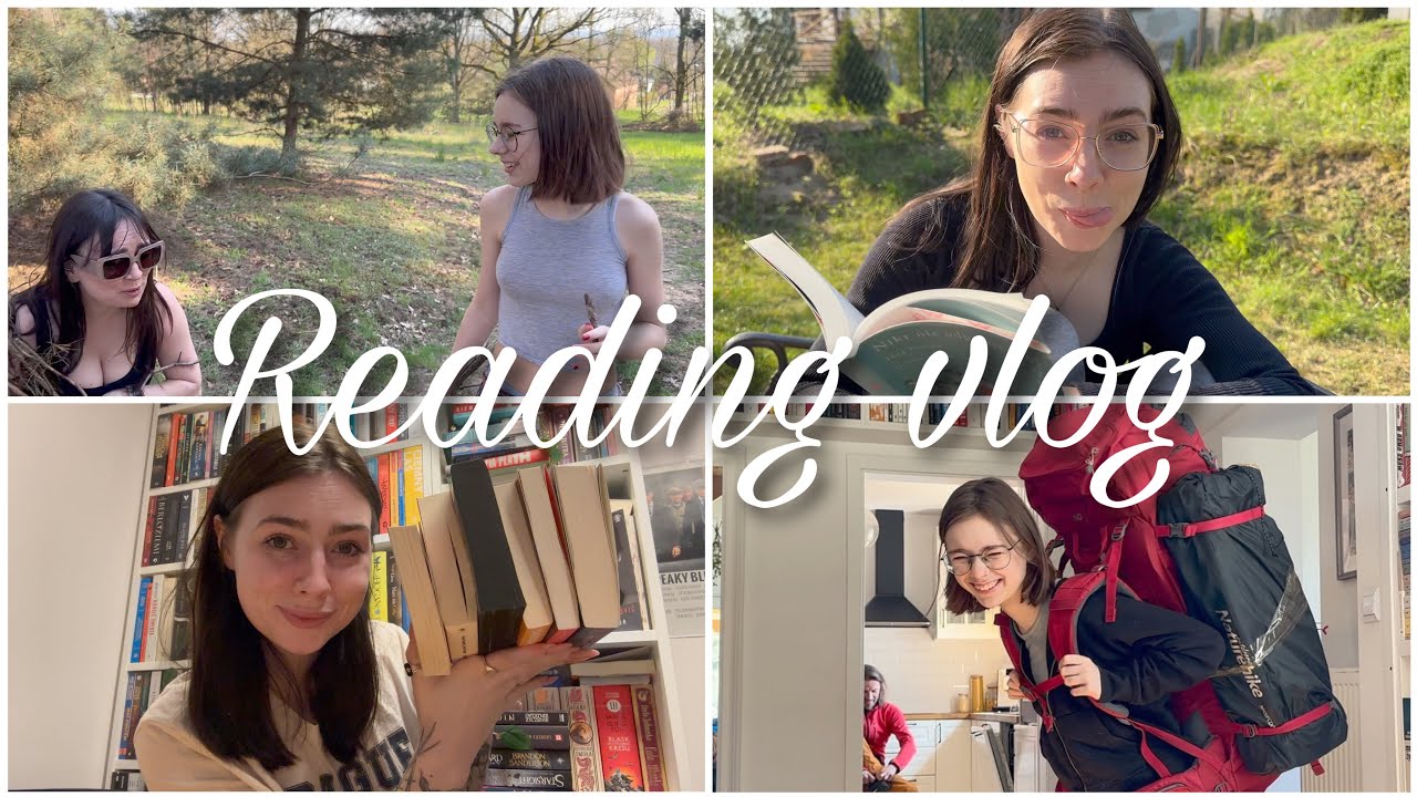 Dużo książek, haul zakupowy, mini Q&A, wiosna i kotek ❤️ READING VLOG 📚