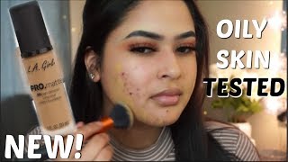 NEW! L.A GIRL PRO MATTE FOUNDATION WEAR TEST/REVIEW |Taisha