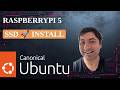 Install Ubuntu on RaspberryPI 5 NVMe drive 🚀 works super fast! (cased in ArgonOne V5) #raspberrypi