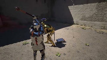 HalfSword DEMO UE5 The Ultimate Challenge last boss crazy health also occasional crab walk glitch