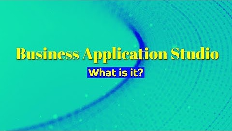 What is the SAP Business Application Studio?