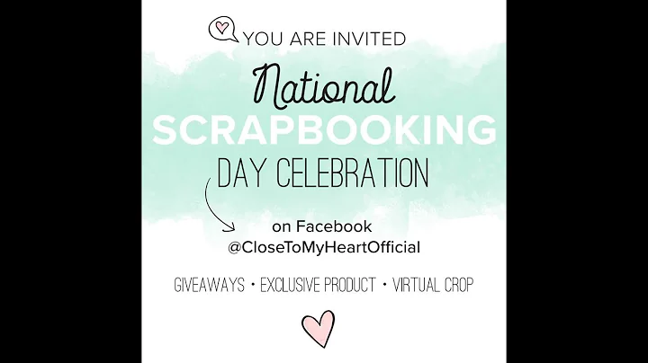 National Scrapbooking Day Celebration Project Kits...