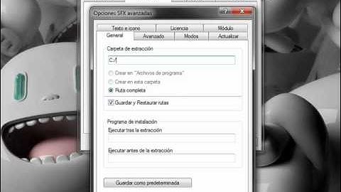 como crear un archivo auto extraible con winrar