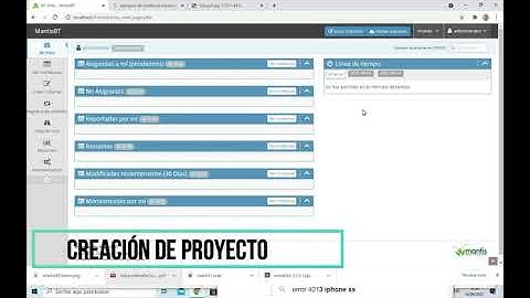 Instalación y configuración mantis bug tracker