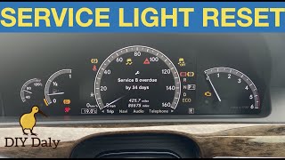 Mercedes S Class Service light reset W221 screenshot 5