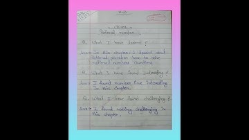 learner diary | class 7 maths ch 9 | Rational number | #shorts   #shortsvideo #shortsfeed #ld