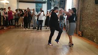 On2 Salsa Intermediate Turn Pattern Demonstration