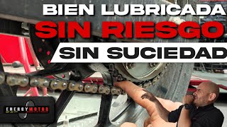 Cadena de moto, bien lubricada, sin riesgo, sin desperdicio, sin suciedad. by Energy Motos Serviteca 51,428 views 2 months ago 14 minutes, 20 seconds