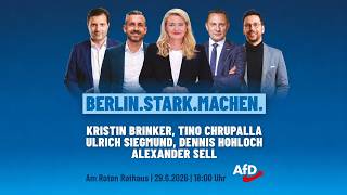 Tino Chrupalla, Ulrich Siegmund & Kristin Brinker live in Berlin!