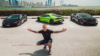 Jeździmy Trzema Lamborghini po Dubaju! | +2x Mercedes G63 |