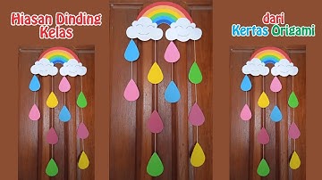 cara membuat hiasan dinding kelas dari kertas origami I WALL DECOR IDEAS