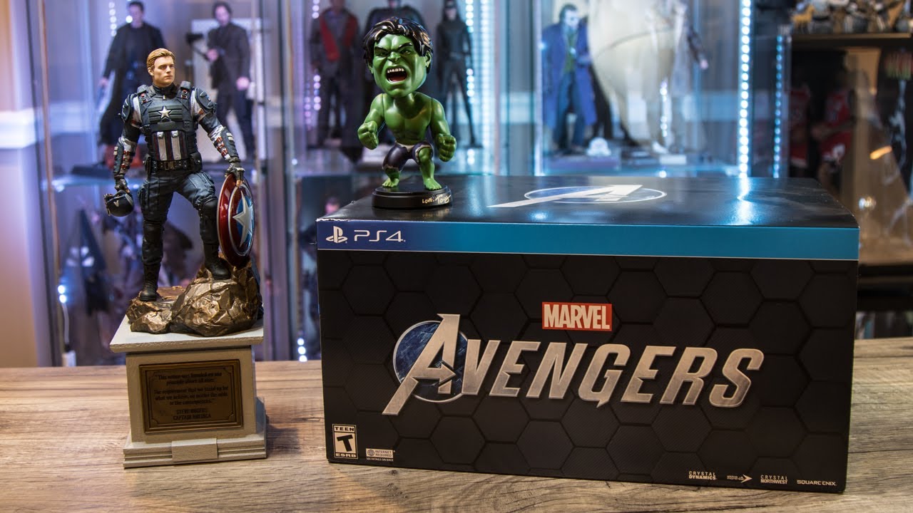 Marvel Avengers Collectors Edition review ps4 - YouTube