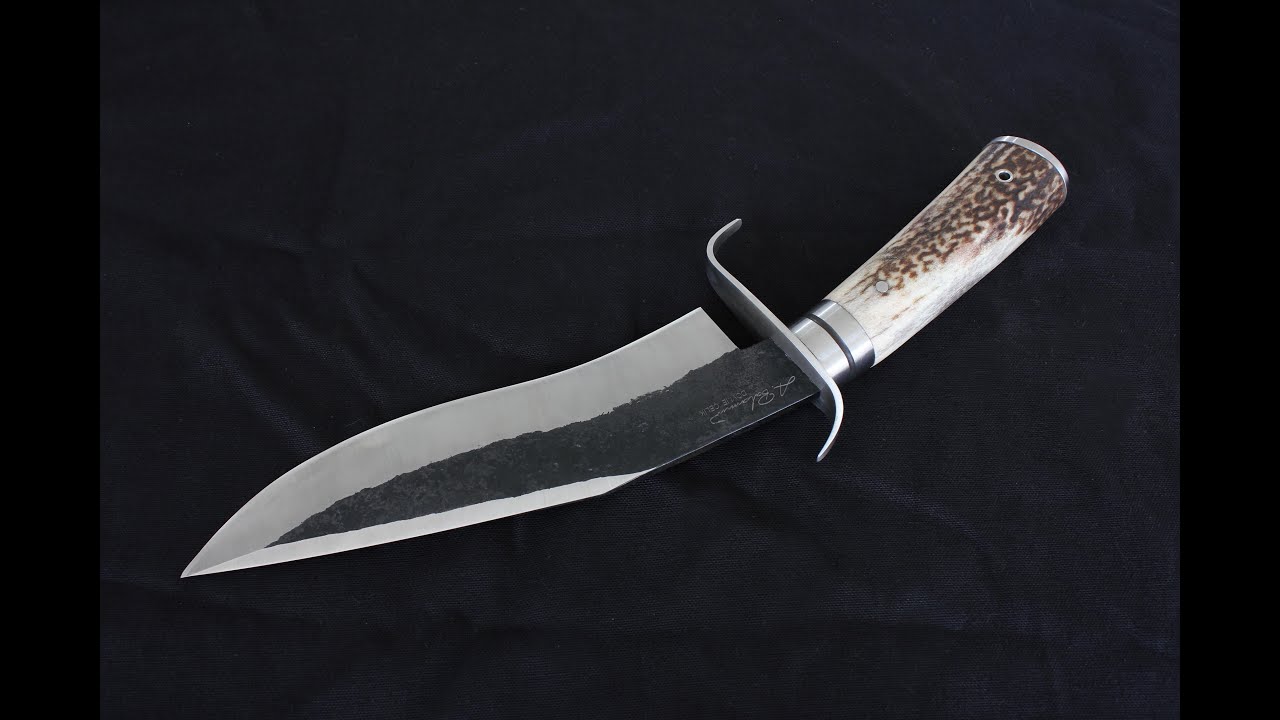 Kamyon makasından dövme ''Amerikan bowie'' bıçak yapımı