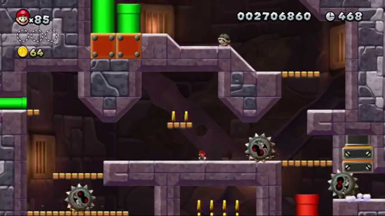 New Super Mario Bros. U: Rock-Candy Mines-Fortress (Alternate Exit) [1080 HD]
