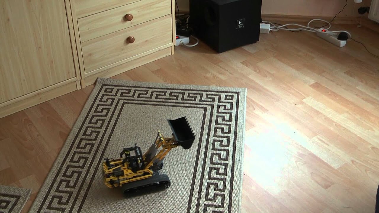 Lego Technic Bagger - 8043 - Alternatives Modell - YouTube