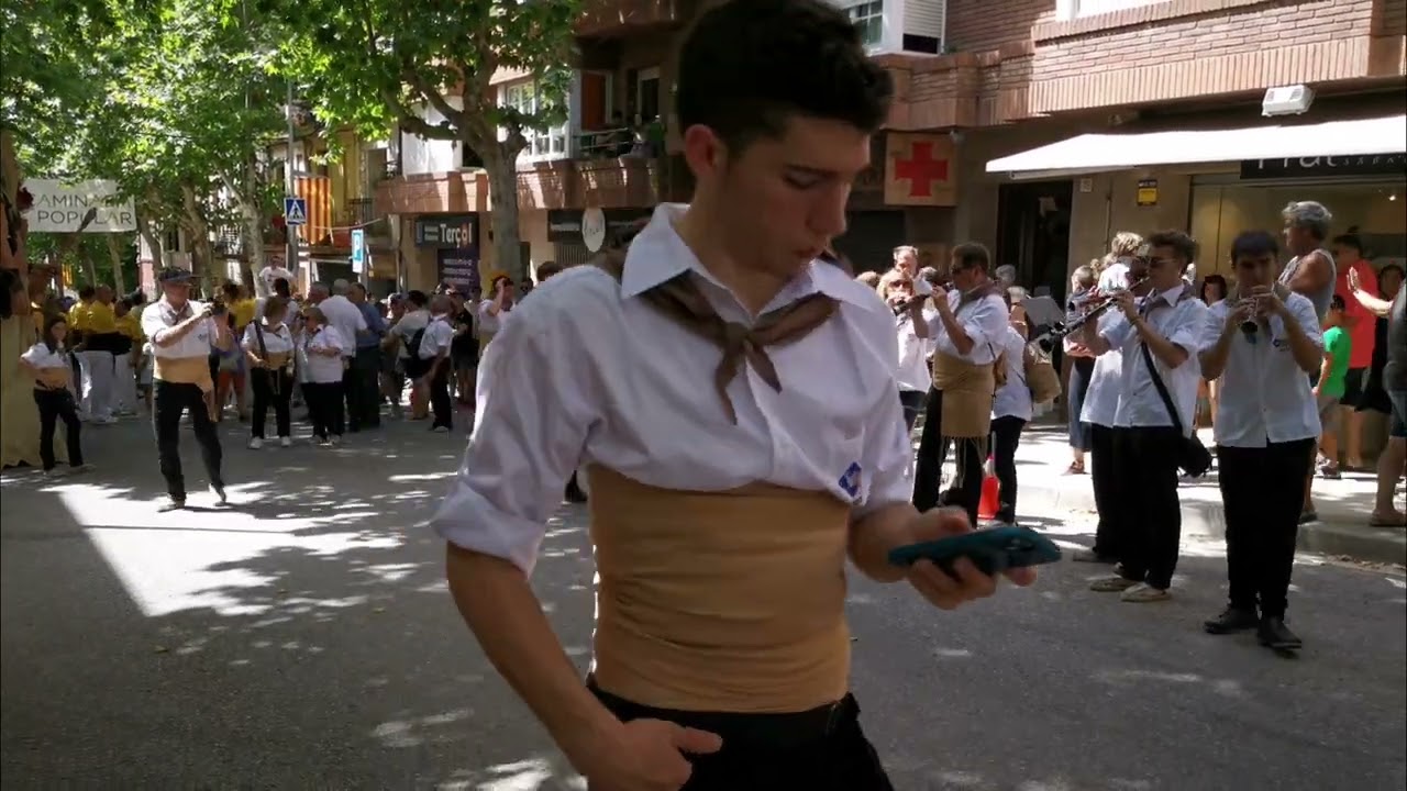 XLLII Trobada Gegants Moià. Diumenge 28 Juliol 2024. Cel.lebració del 80è Aniversari Gegants Reials