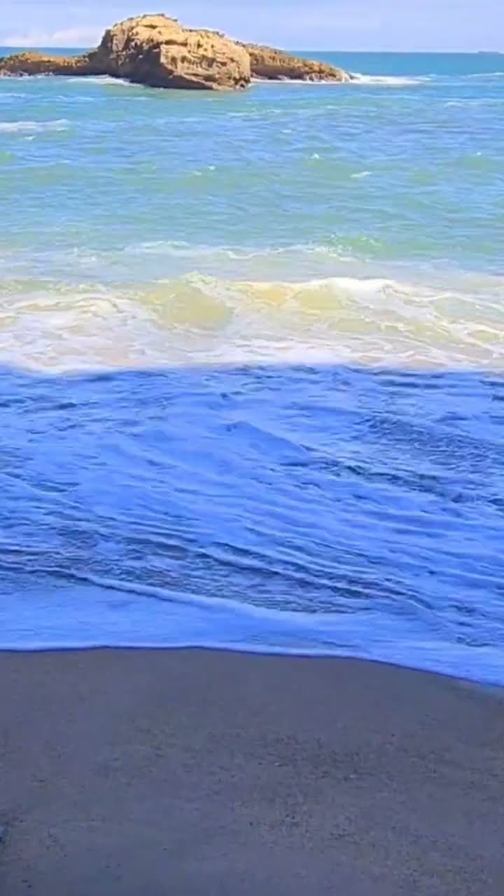Biarritz Francja Zatoka Biskajska Ocean Atlantycki - YouTube