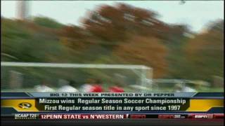 Mizzou Soccer on ESPNU