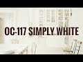 The best offwhite for interiors  benjamin moore simply white