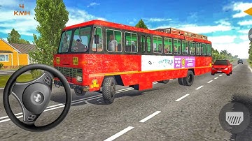 Village Route Local Bus Driving Games:2025 -Indian Sleeper Bus Simulator - Bus Game Android Gameplay