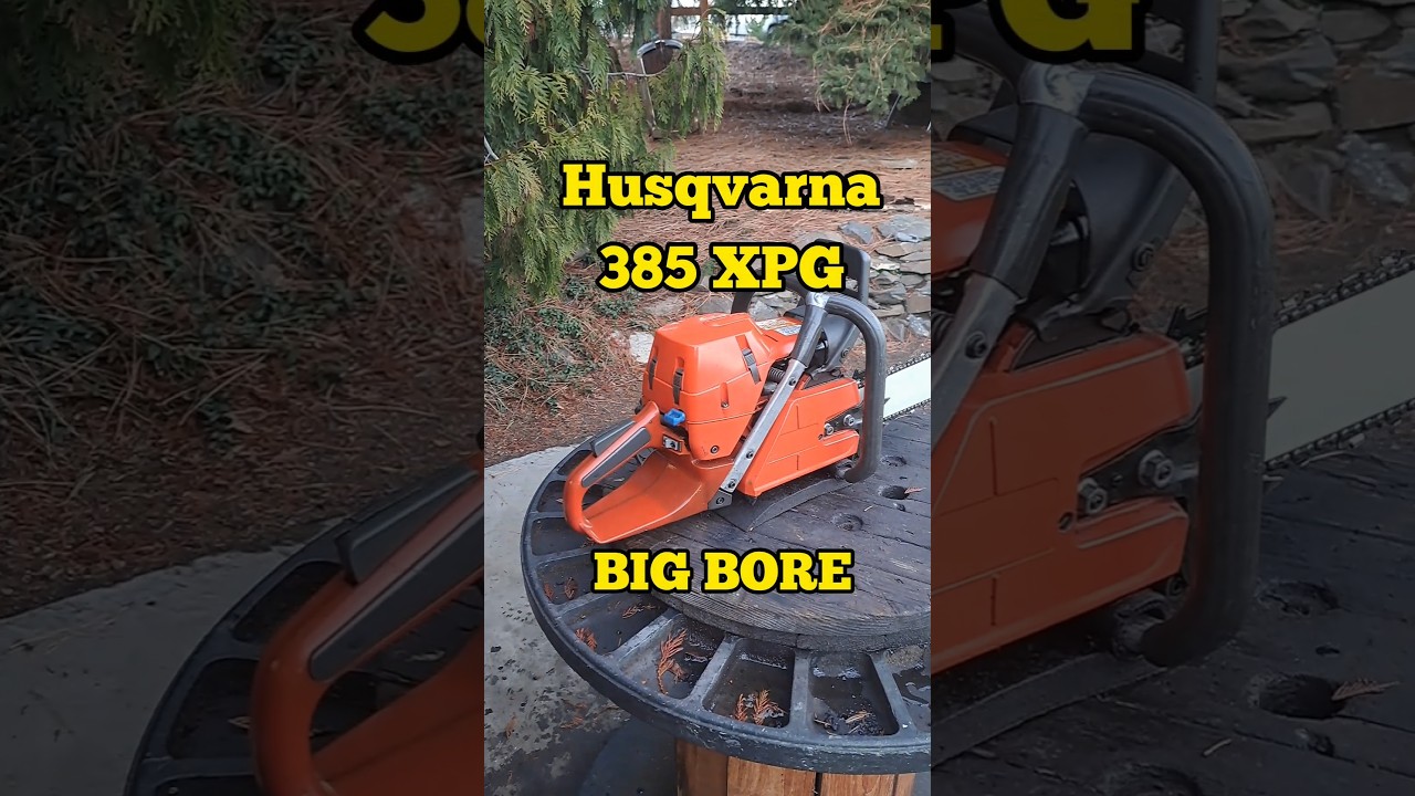 ハグハグページ Husqvarna 385xpg Lives! - YouTube