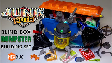 JUNKBOTS Blind Box DUMPSTER! Build custom robots from JUNK & TRASH!