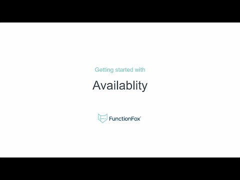 FunctionFox: Getting Started with Availability