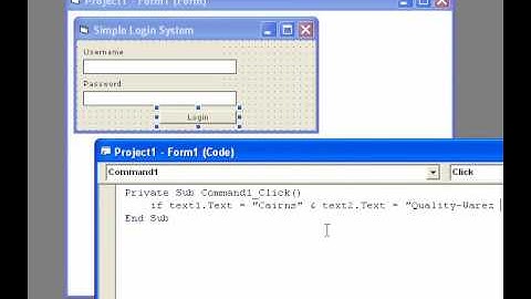 Simple Login System - (VB6)