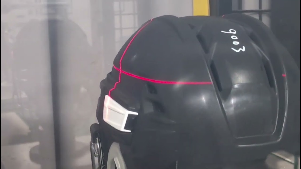 Must-See for Hockey Enthusiasts! GY-PH884D-C2 3D Printed Helmet Crash Test