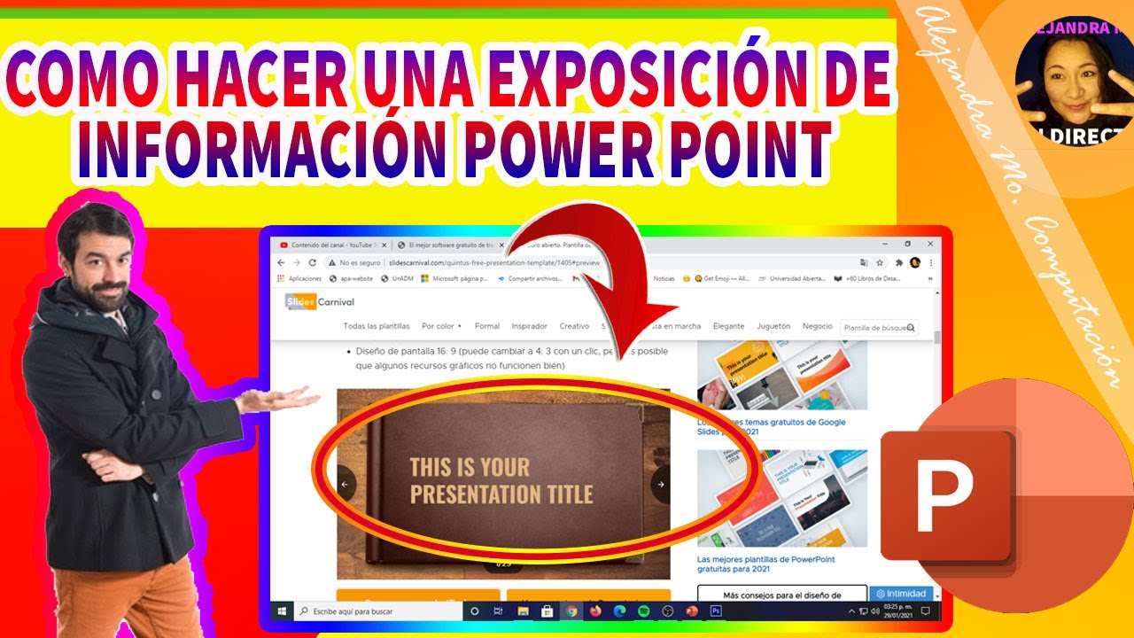 COMO HACER UNA EXPOSICIÓN DE INFORMACIÓN POWER POINT - YouTube